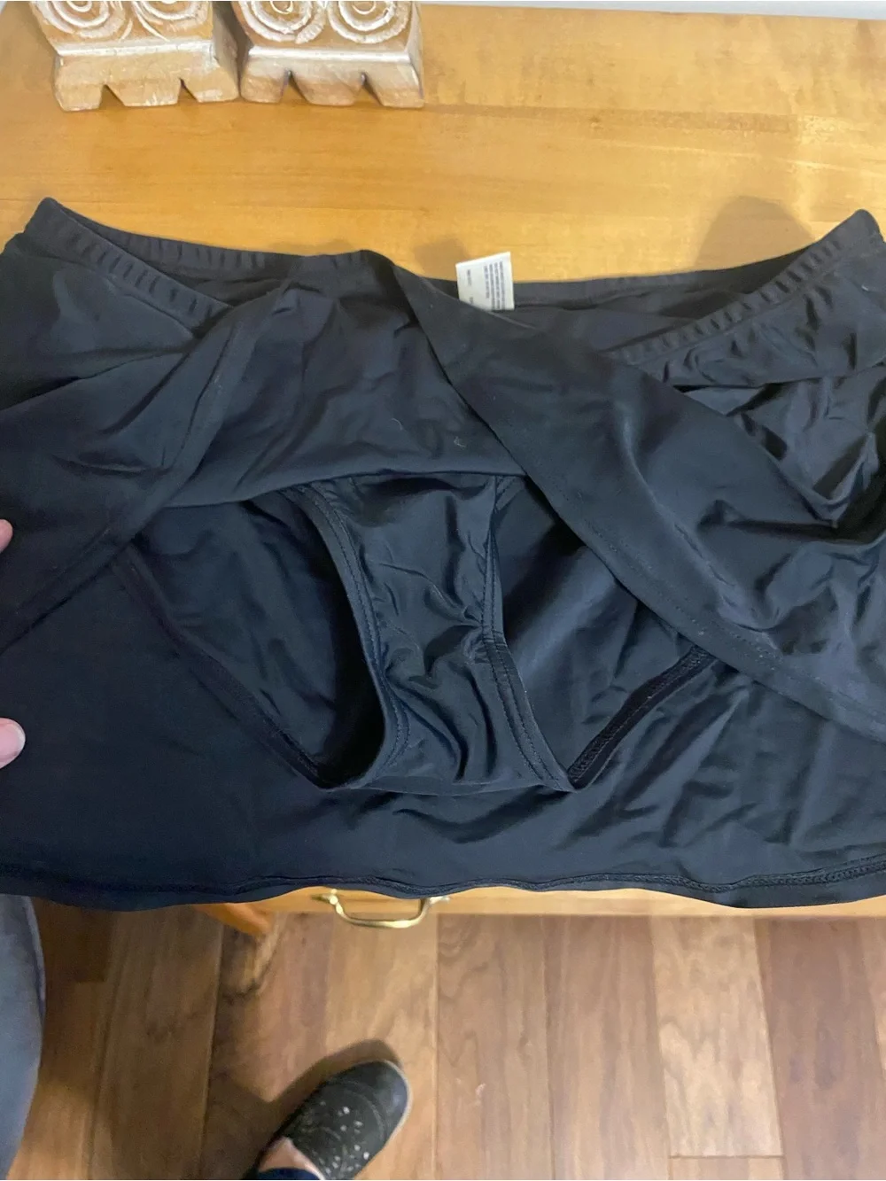 St. John's Bay Black Swim Skirt